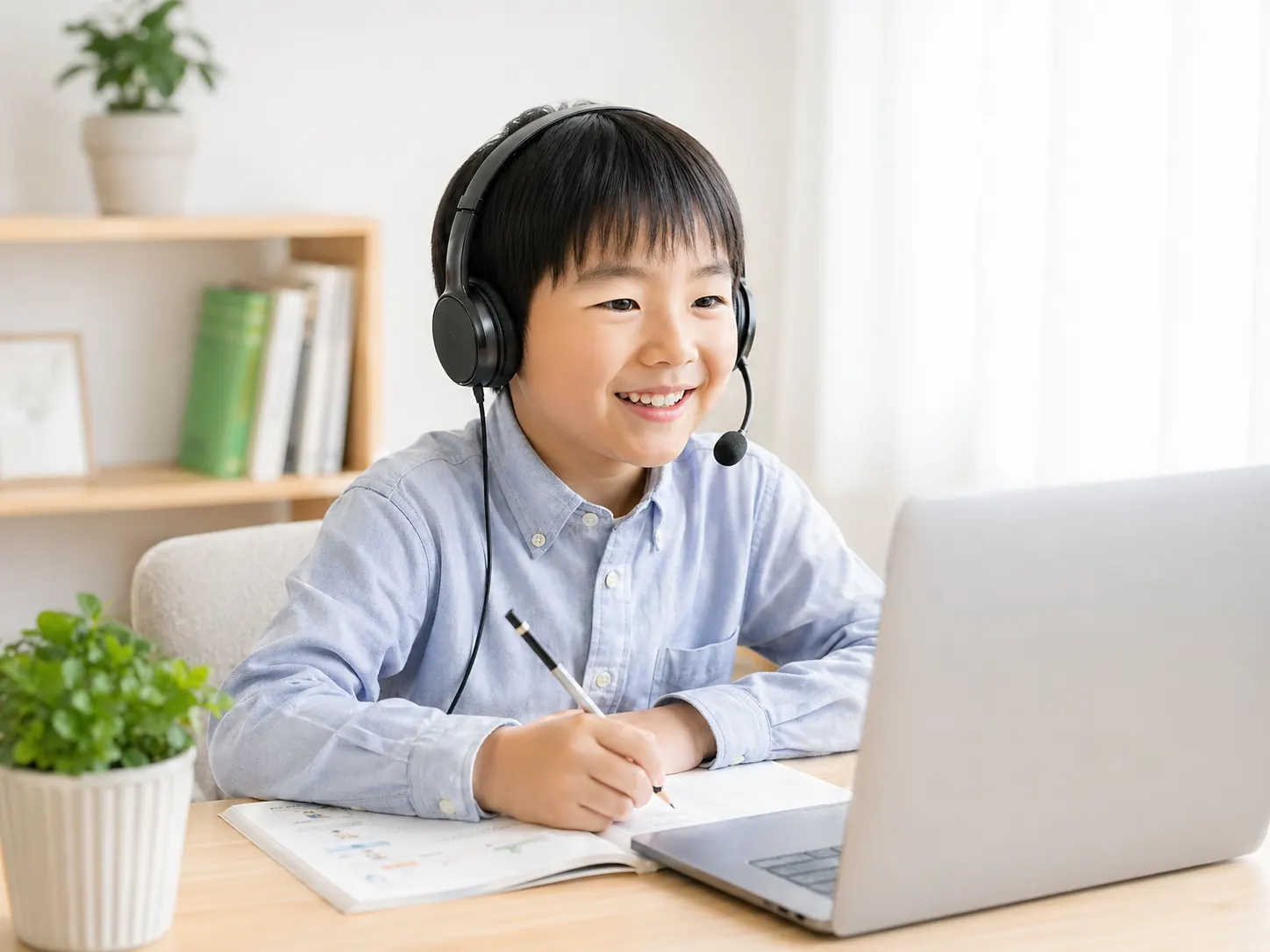 小5で準2級まで連続合格の受講イメージ