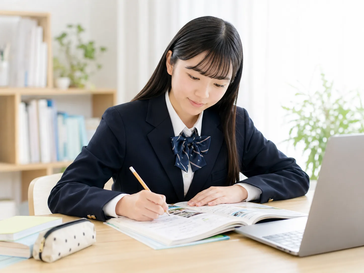高校生の再挑戦と大学受験利用の受講イメージ
